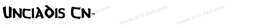 UnciaDis Cn字体转换